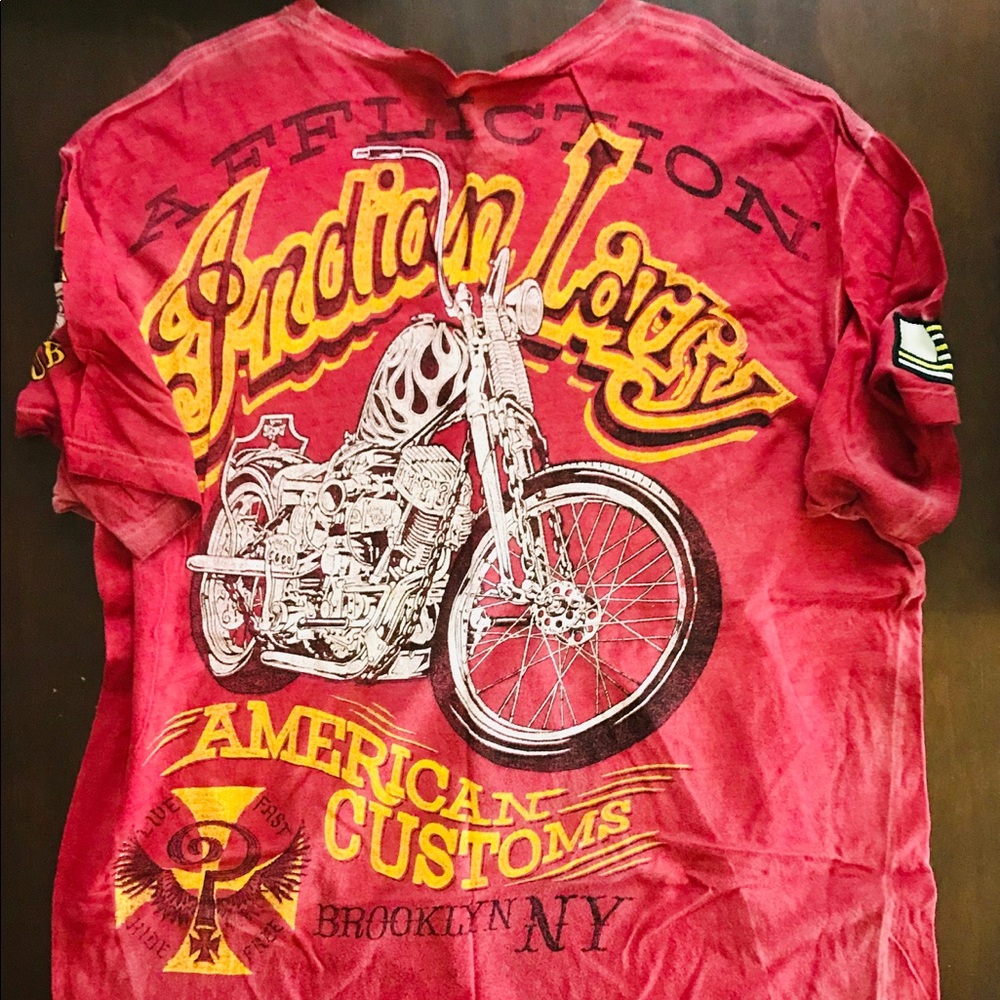 Affliction Distressed graphic tee